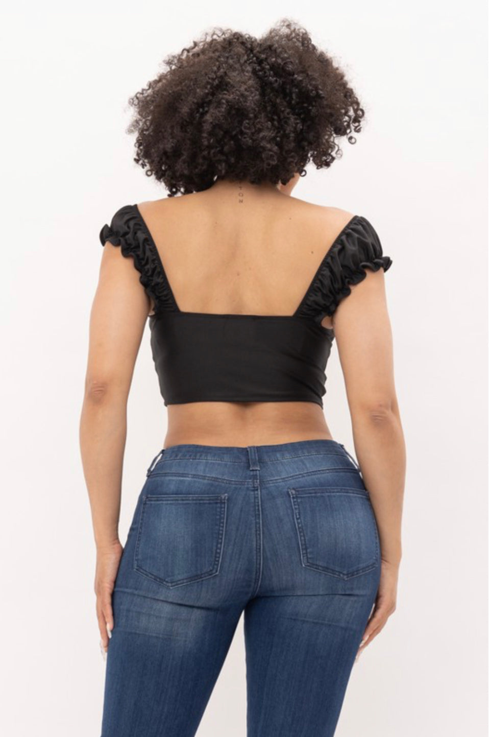 Liliana Crop Top - Black