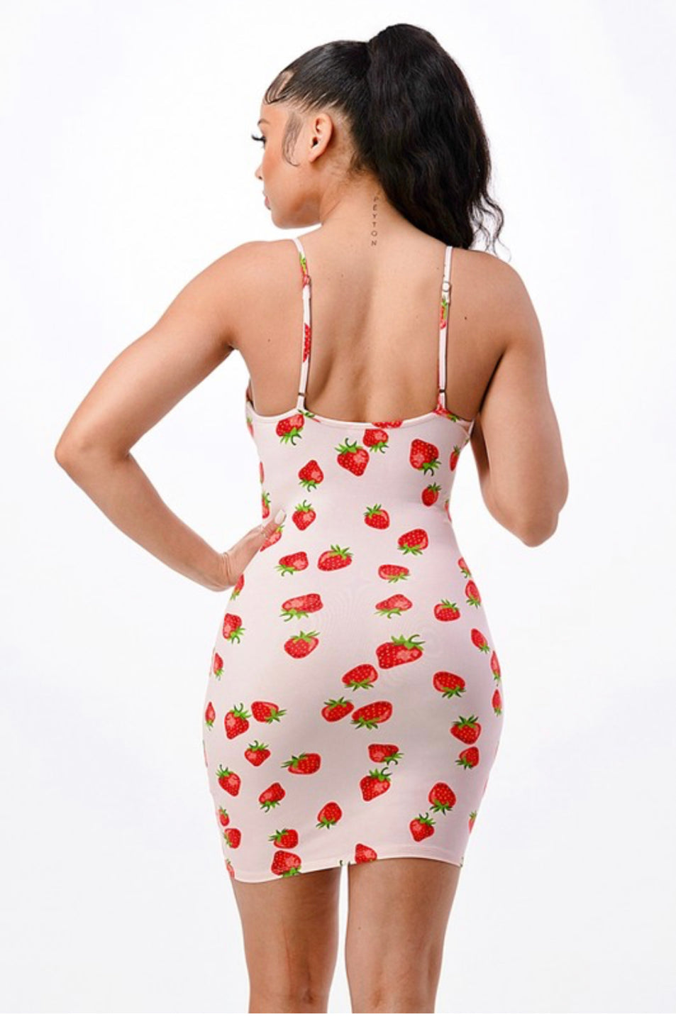Strawberries Everywhere Dress